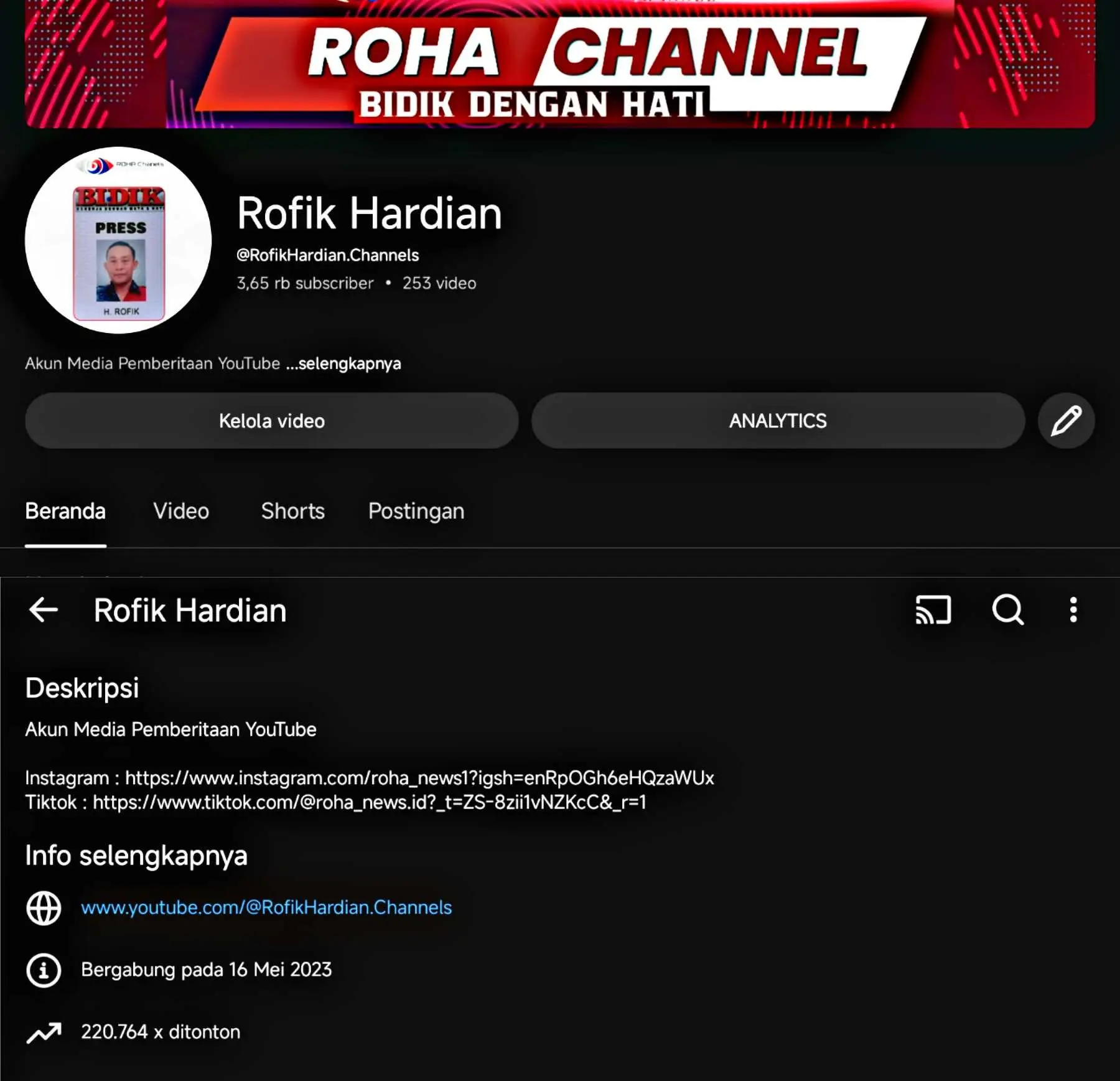 Roha Channel